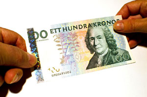 ett hundra kronor